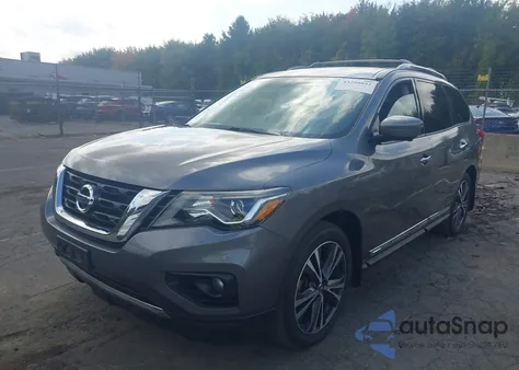 2017 Nissan Pathfinder Platinum from USA, damaged, VIN 5N1DR2MM6HC606215